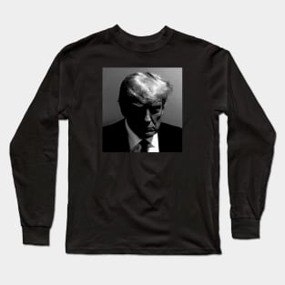 DONALD TRUMP MUG SHOT Long Sleeve T-Shirt